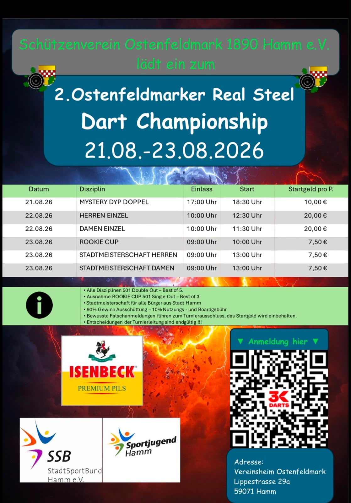 Dart Turnier 26