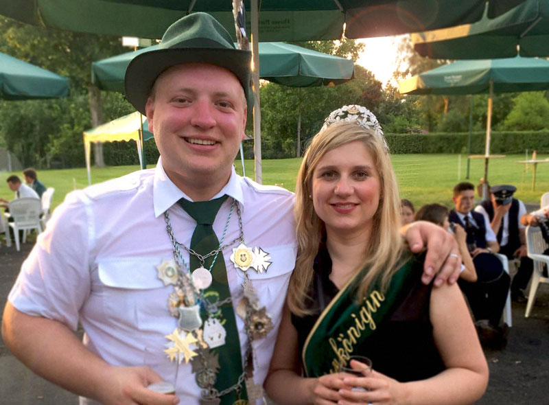 Das Bierkönigspaar 2016