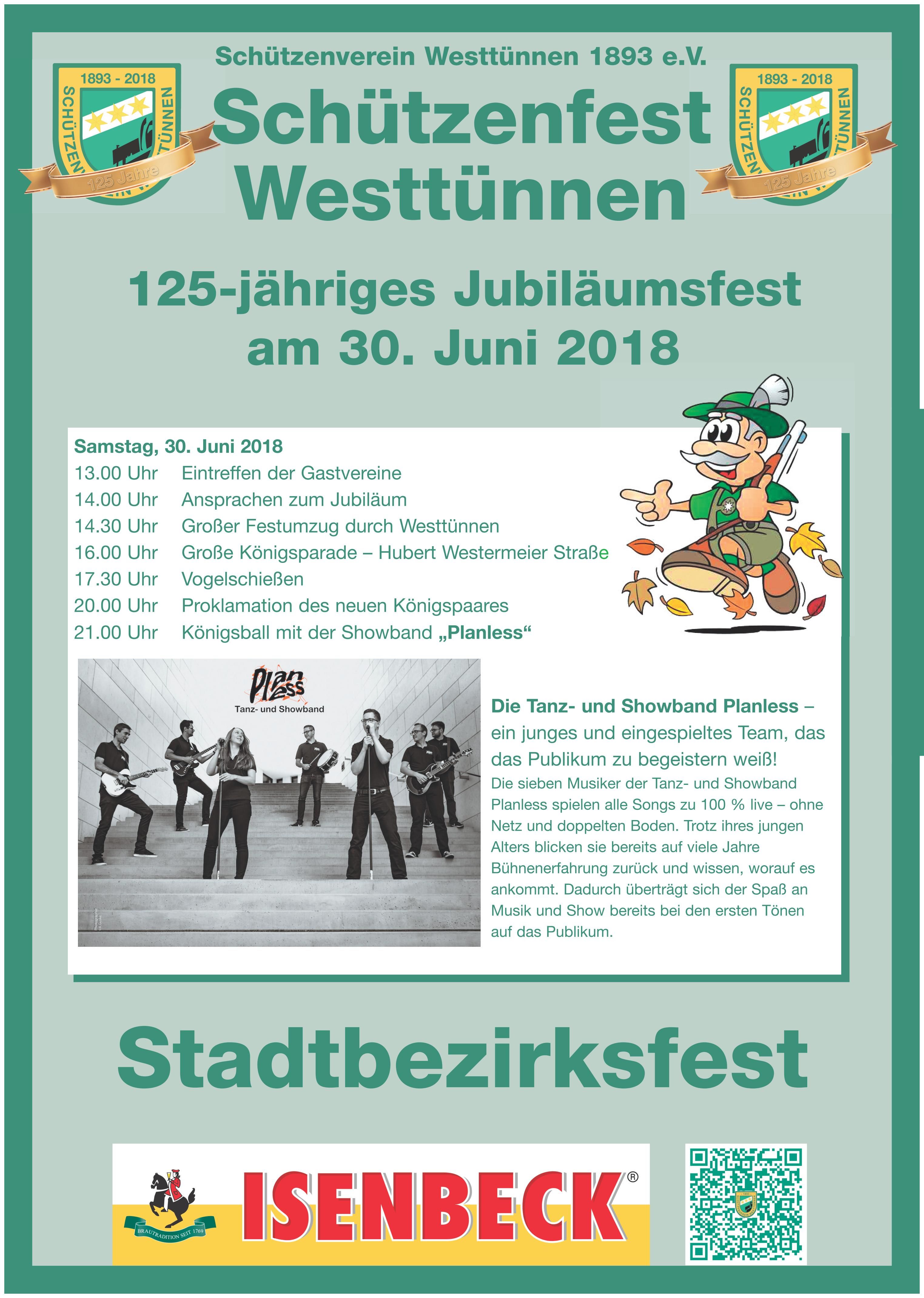 Plakat Jubilum Westtnnen