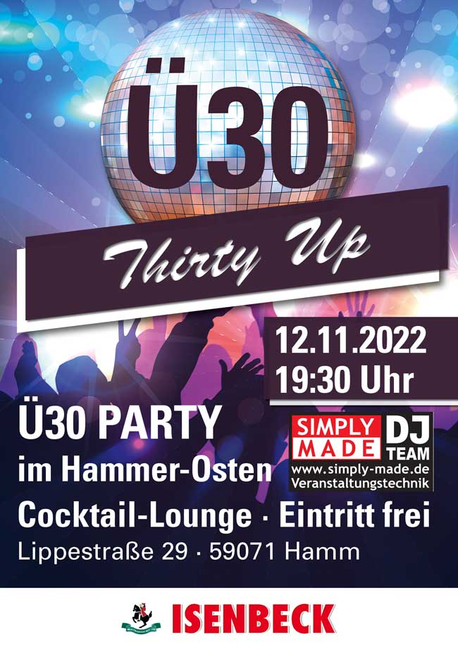Plakat 30 Party 2022